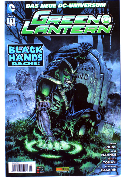 DC Comics Green Lantern (Das neue DC-Universum) Comic Nr. 11 (2013): Black Hands Rache von Panini